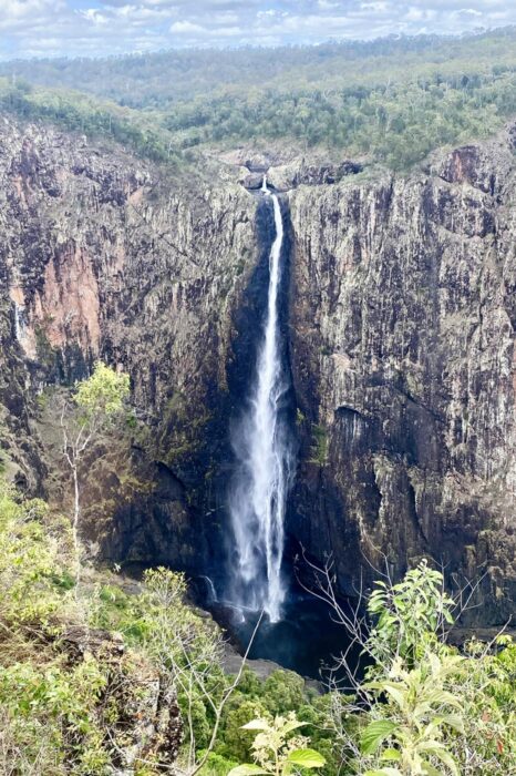 Wallamans Fall desde un mirador