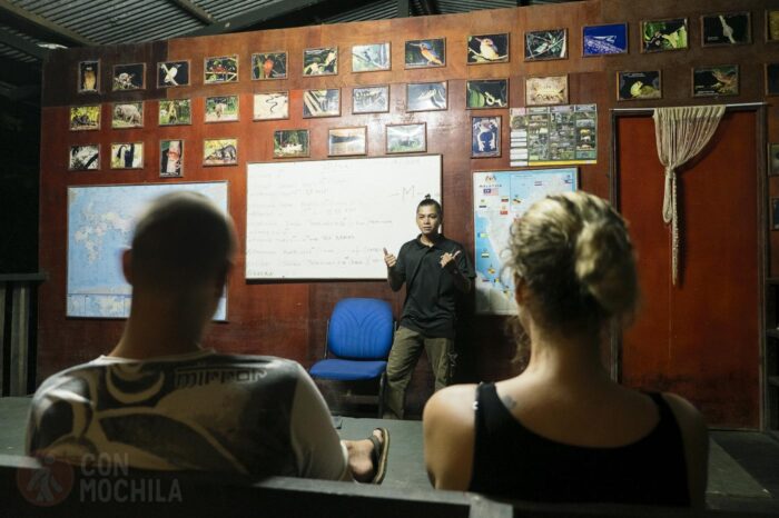 Las explicaciones antes de cada salida
