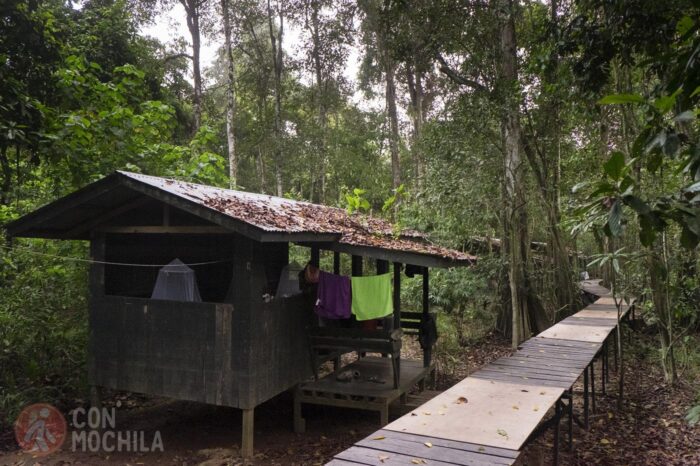 Nuestra cabaña en el campamento Uncle Tan