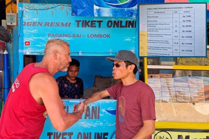 Ferry de Bali a Lombok