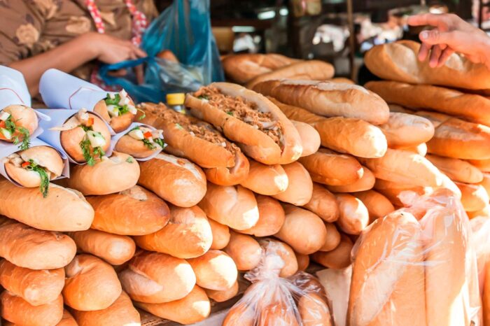 Khao jee, bocadillos laosianos