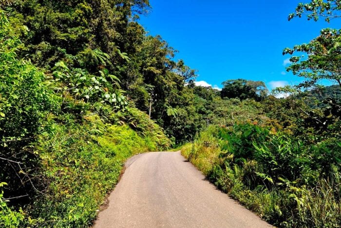 Carretera flores indonesia