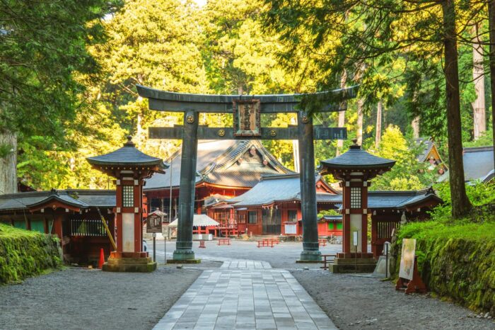 Karakane Torii del santuario de Futarasan