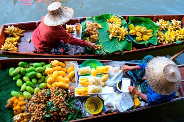 Mercado flotante de Damnoen Saduak
