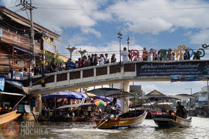 Mercado flotante de Amphawa