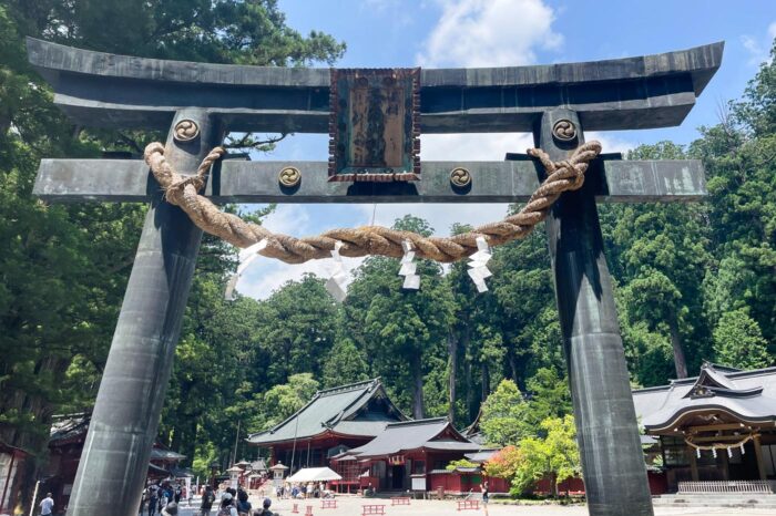 Torii de entrada a uno de los mil santuarios de Nikko