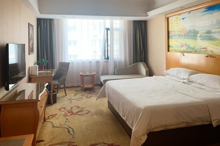 Los hoteles de China a veces tienen una decoración un tanto kitsch 