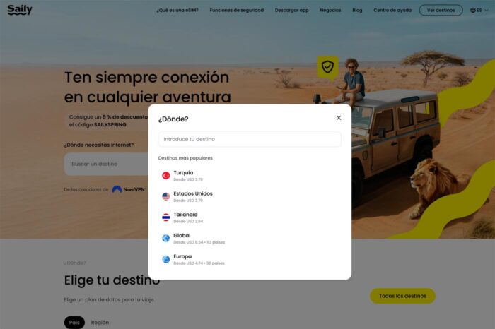 Elige el destino