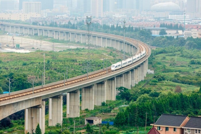 Tren de alta velocidad, un clásico del transporte en China