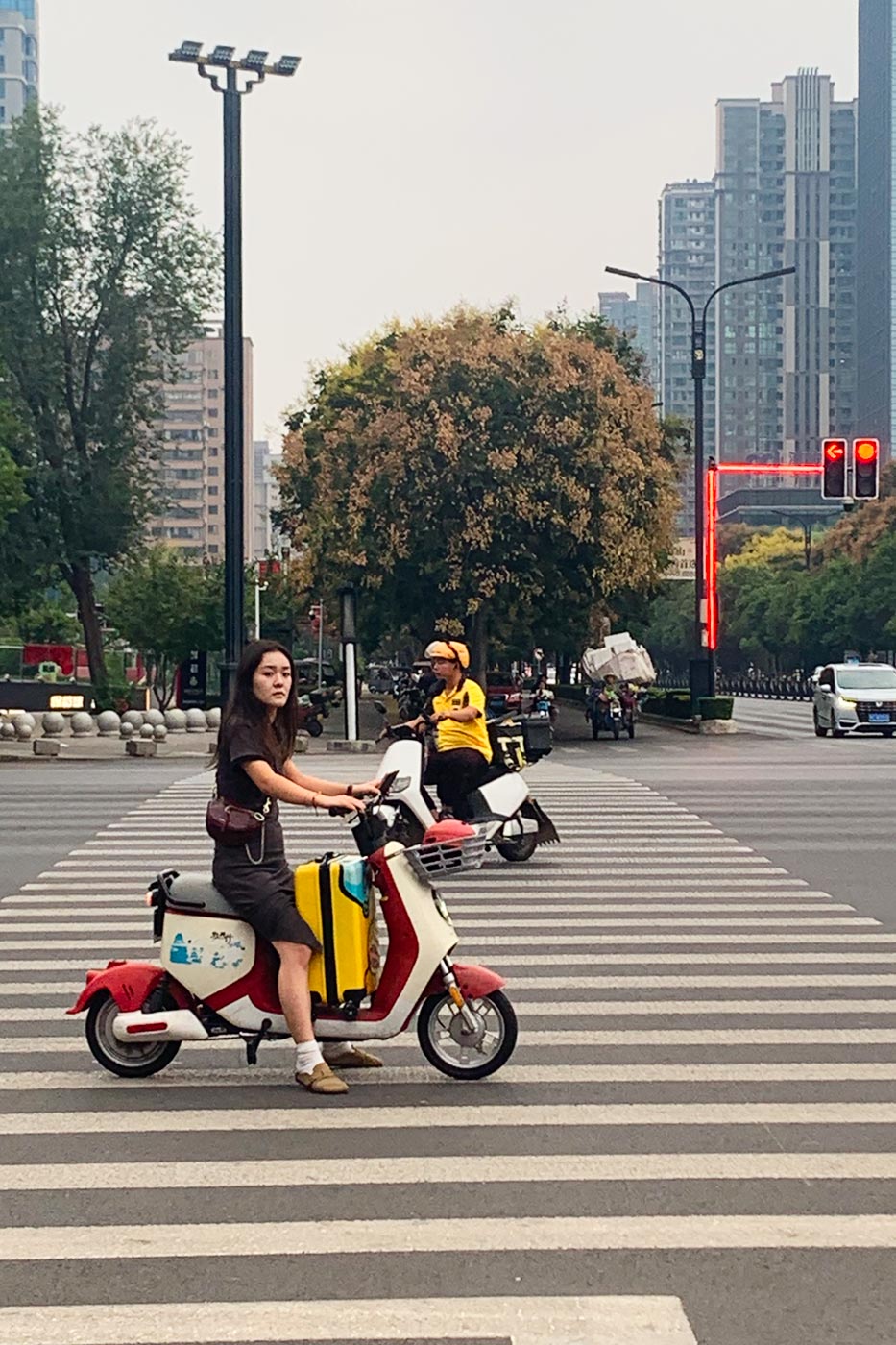 Las motos son las reinas de la calle en China