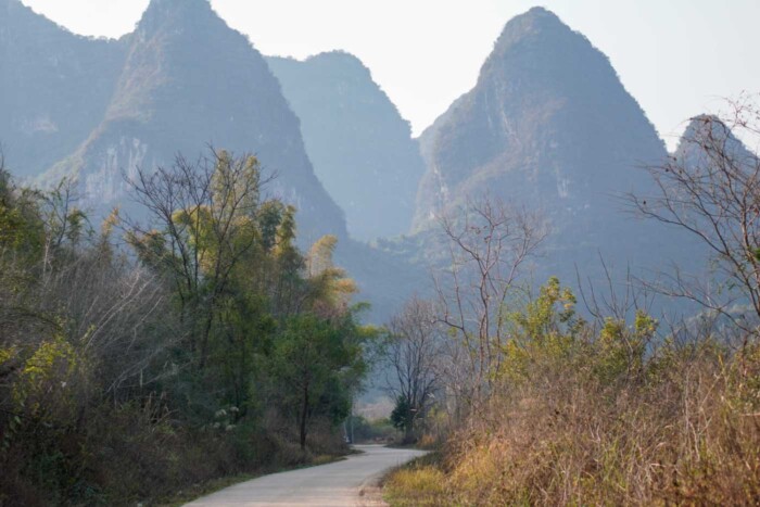 Montañas de Yangshuo China