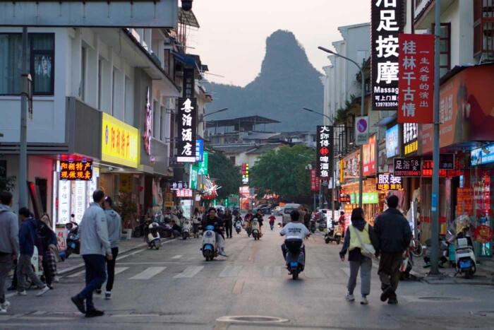 Atardecer en Yangshuo