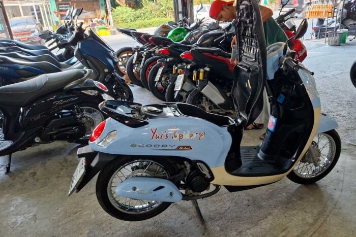 Alquilar moto en Tailandia