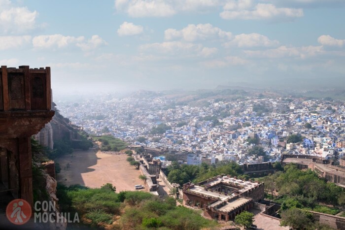 Se contempla la ciudad de Johpur desde la fortaleza