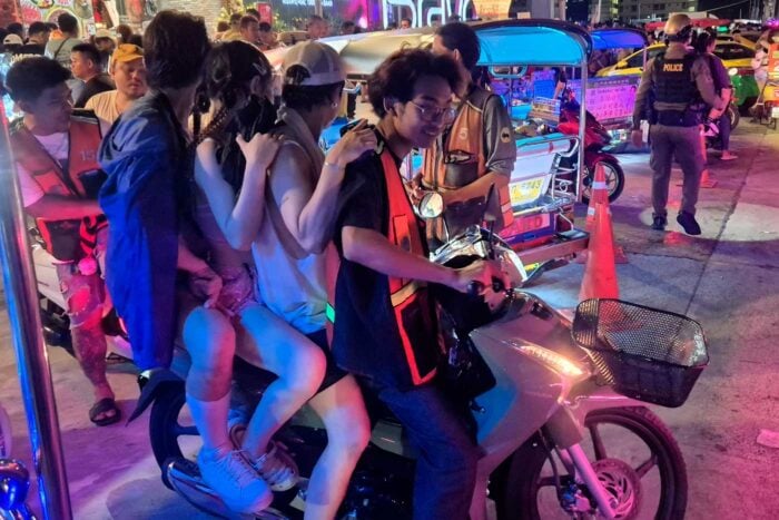 Mototaxi en Tailandia