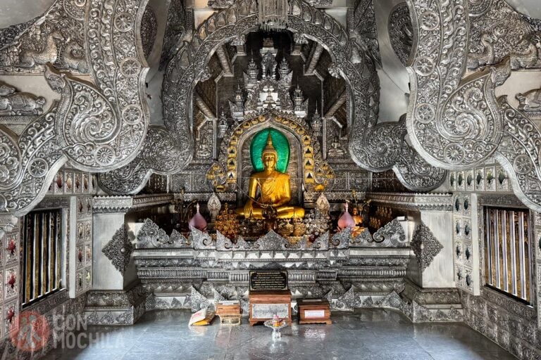 La imagen de Buda en detalle