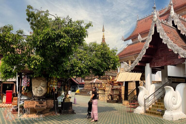 El templo Wat Jet Lin de Chiang Mai