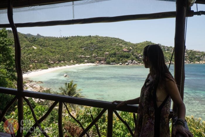 Vistas de Shark bay en Koh Tao