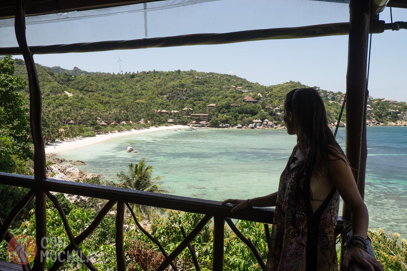 Vistas de Shark bay en Koh Tao