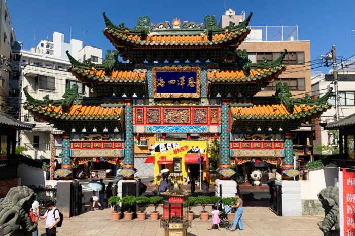 Templo en el corazón del Chukagai, el Barrio Chino de Yokohama
