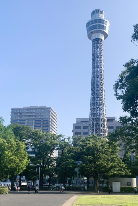 Marine Tower, en la entrada al Parque Yamashita