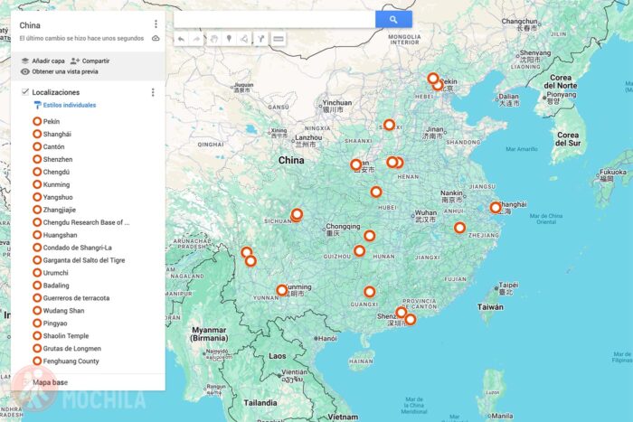 Mapa de China