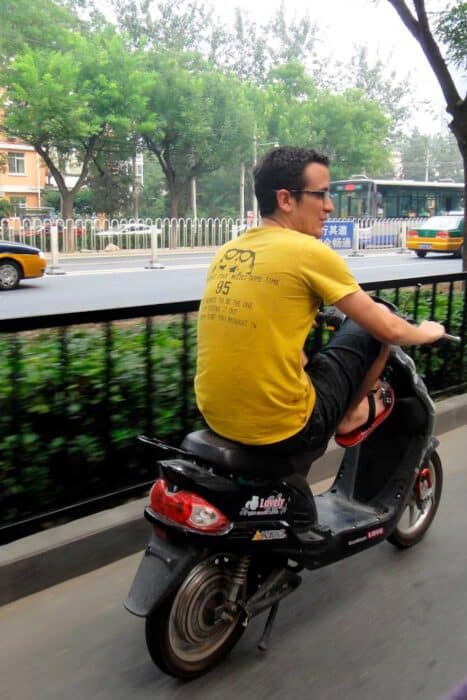 Moto china eléctrica