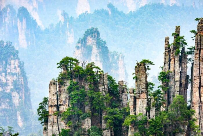 montañas avatar China