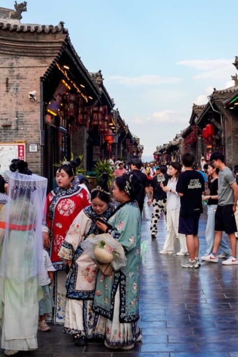 Pingyao atardecer