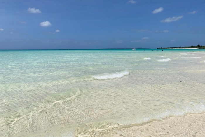 Aguas transparentes en Okinawa