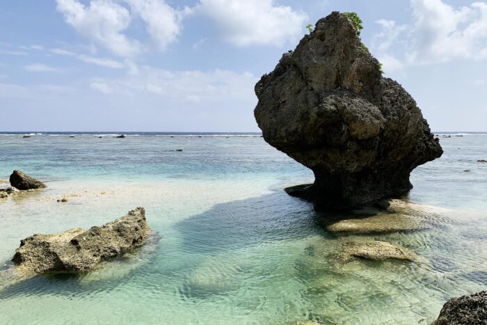 El bello mar de Okinawa