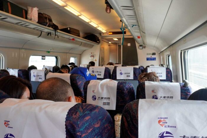 Un tren en China
