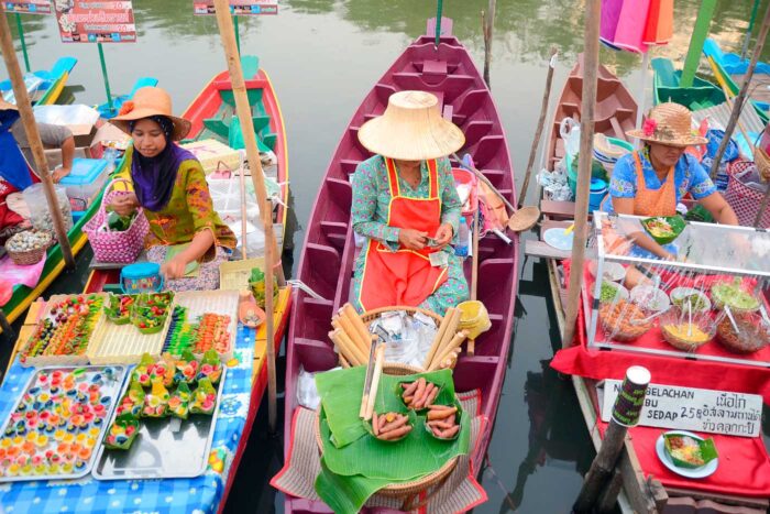 Mercado flotante Hat Yai