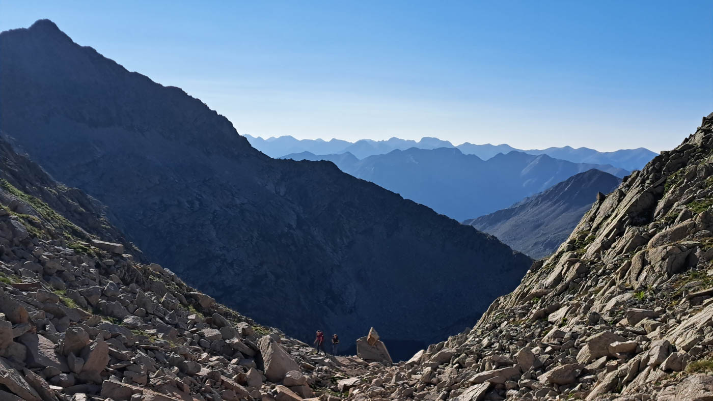 Subida al collado de Vallibierna, ejemplo claro de alta montaña