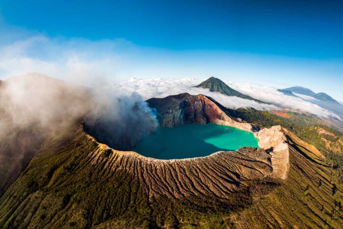 Indonesia colosal: volcanes en islas sísmicas 3 Kawah Ijen