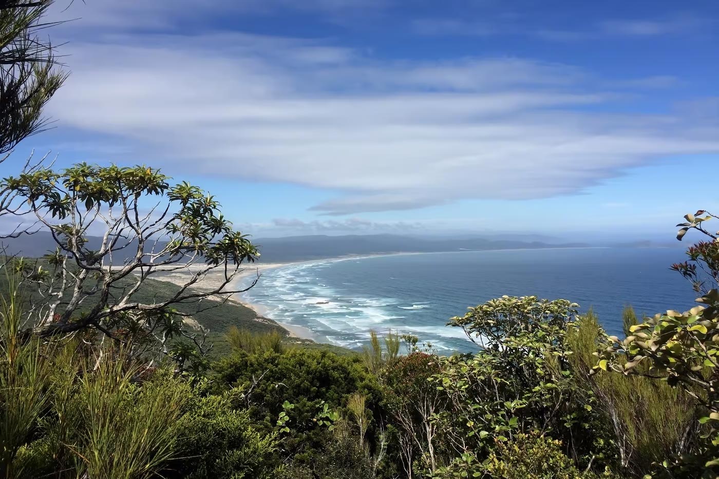 10 días realizando el North West Circuit de Stewart Island 229 Vistas del North West Circuit